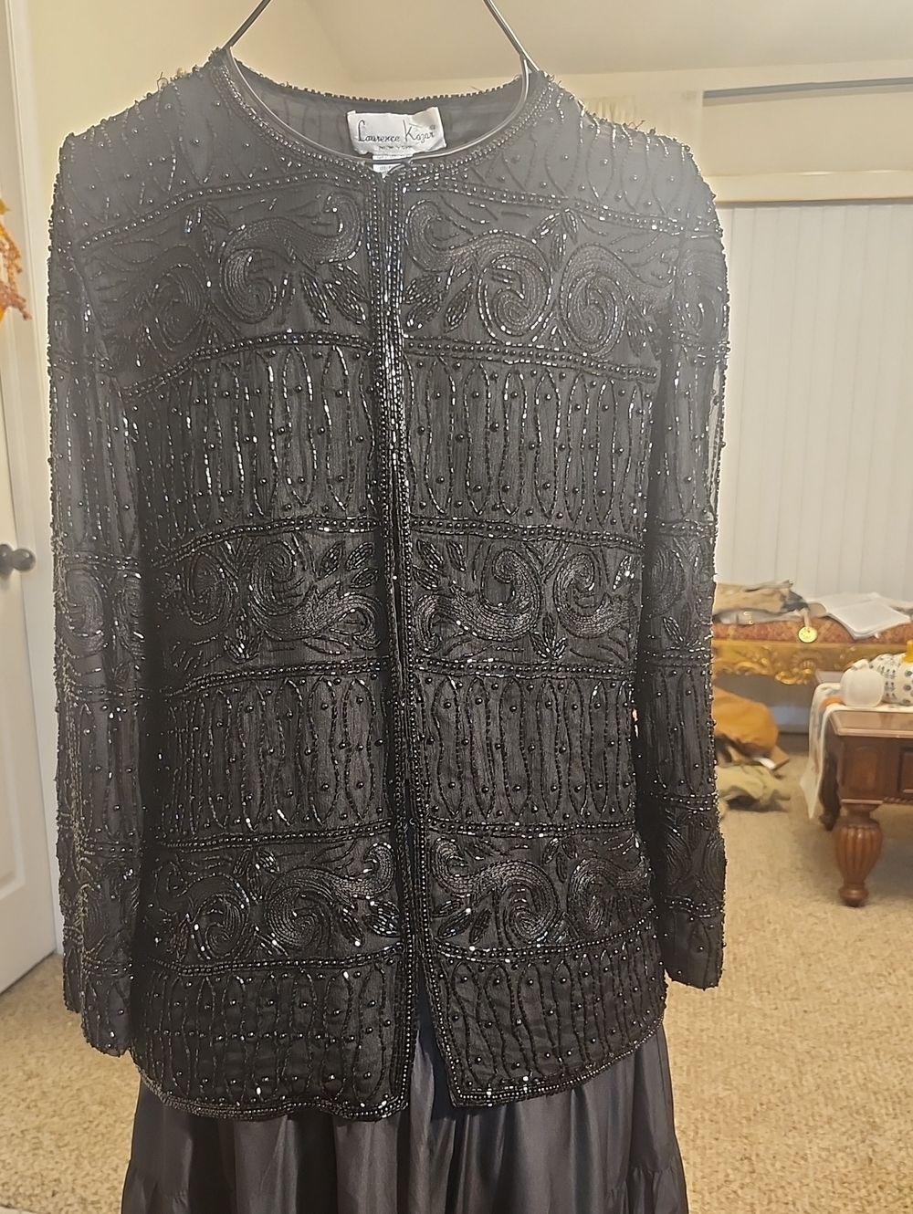 Laurence Kazar New York Beaded Evening Blazer